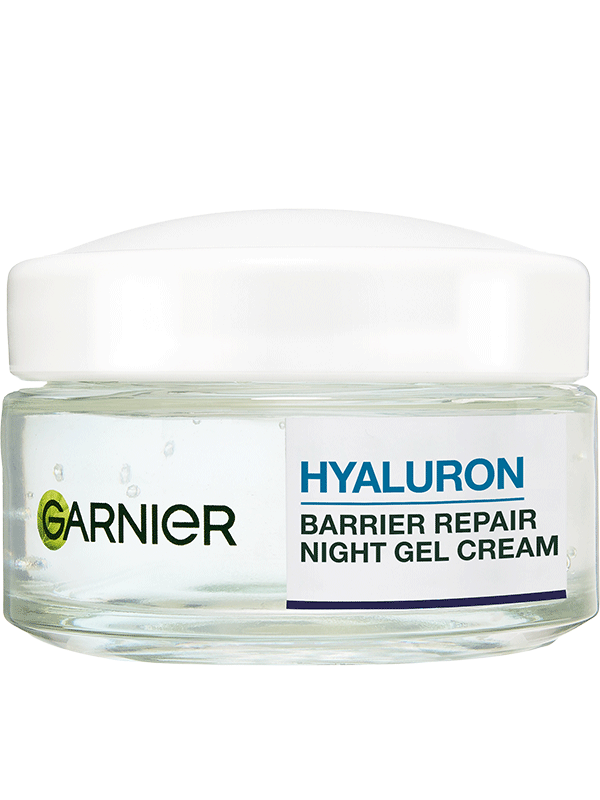 Hyaluron nočný hydratačný gél na obnovu kožnej bariéry